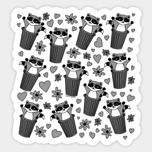 Trash Panda Repeat Sticker